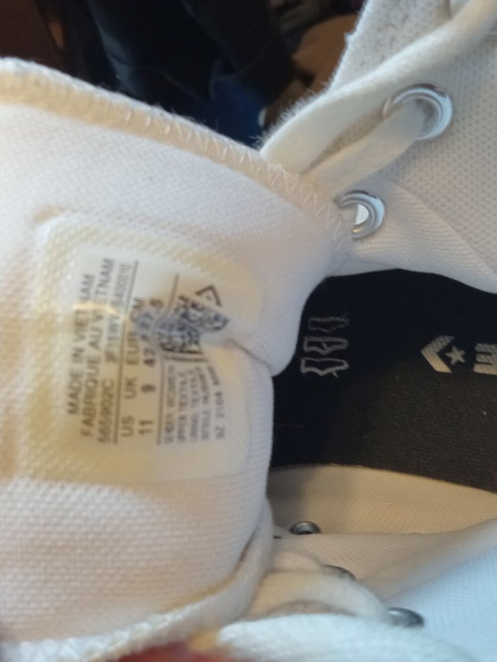 Converse white high top platform shoes - Picture 5 of 6